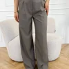 Jailin pantalon donker bruin