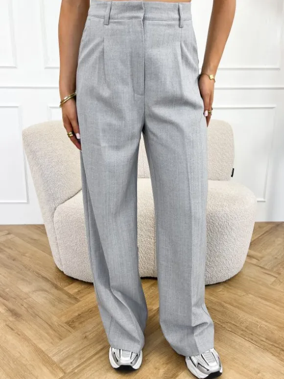 Jailin pantalon grijs