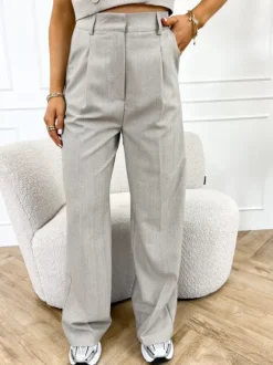 Jailin pantalon taupe