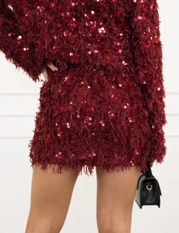 Janea rok bordeaux rood