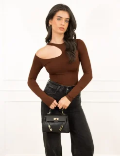 Jasmin body kastanje bruin