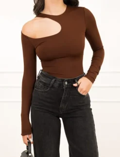 Jasmin body kastanje bruin