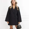 Jelisa blazer jurk zwart