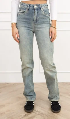 Jillian straight leg jeans blauw