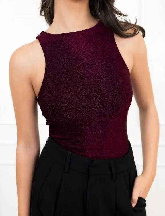 Jivana body bordeaux rood