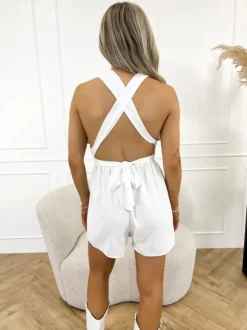 Jolijn playsuit wit