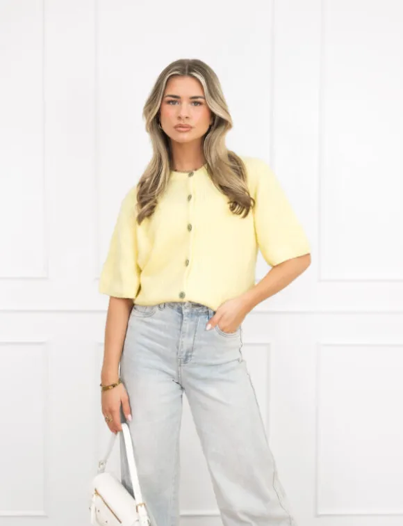 Josine vest geel