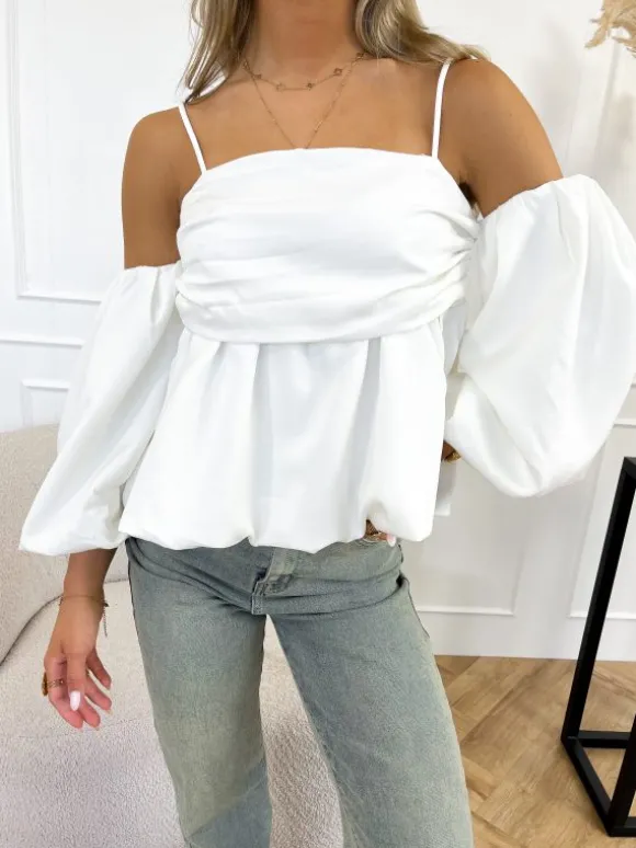 Juliette top wit