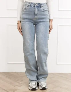 Jytte wide leg jeans blauw