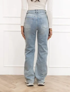 Jytte wide leg jeans blauw