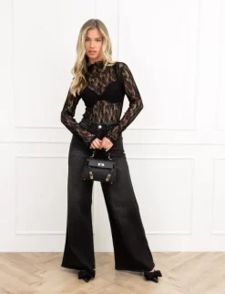 Kady kanten body zwart