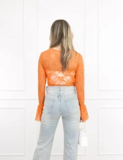Kayla top oranje