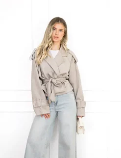 Kaylee jas taupe
