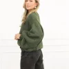 Kiki trui donker groen