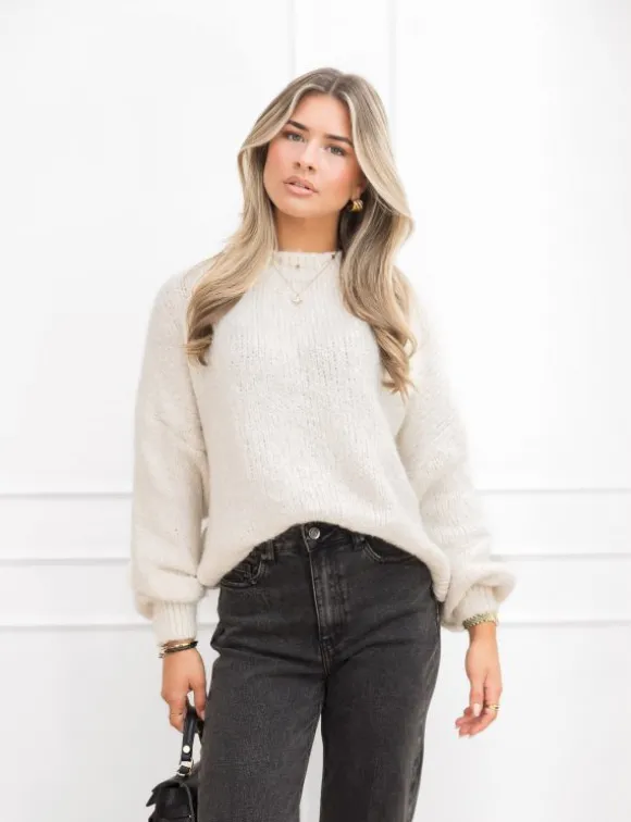 Kiki trui licht beige