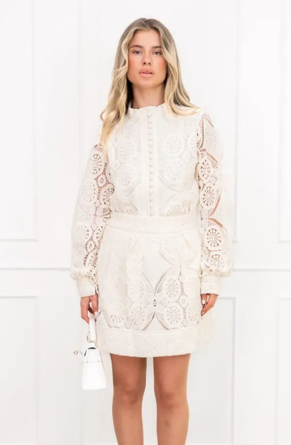 Koko broderie set beige