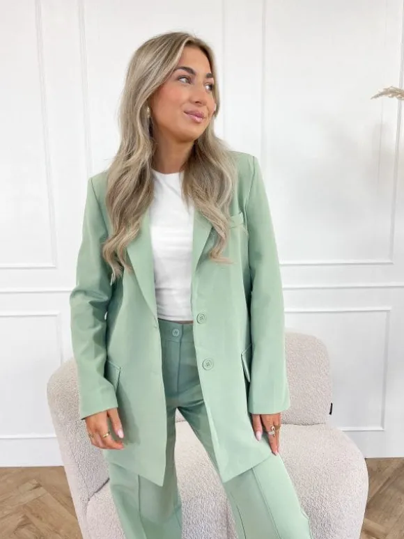 Laila blazer mint groen