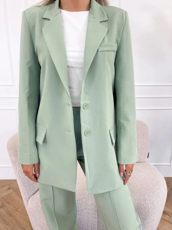 Laila blazer mint groen