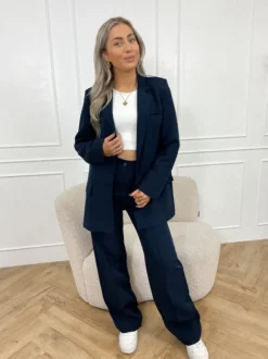 Laila pantalon donkerblauw