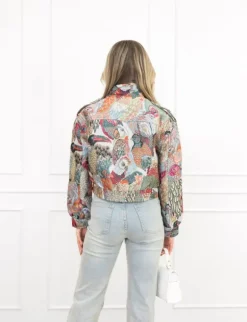 Larissa bomber jack print