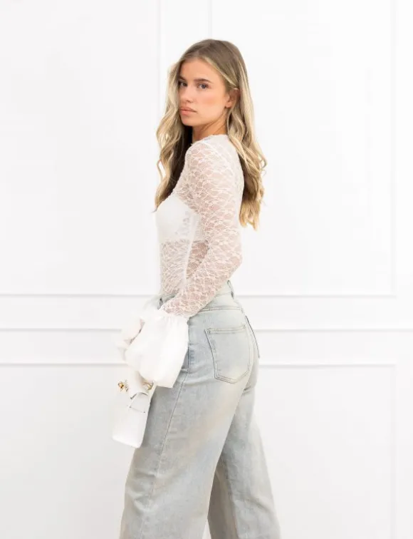 Lauren top wit