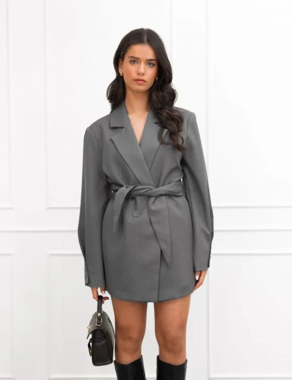 Lela blazer grijs