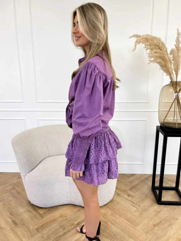 Lia skort paars