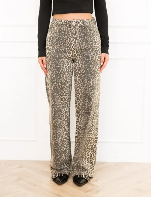 Liena panter dad fit jeans