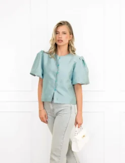 Lieve top turquoise