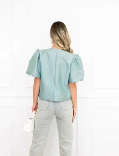 Lieve top turquoise