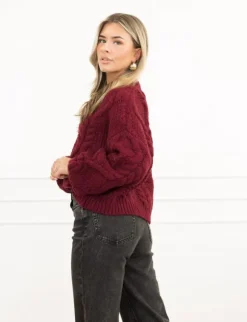 Linda trui bordeaux