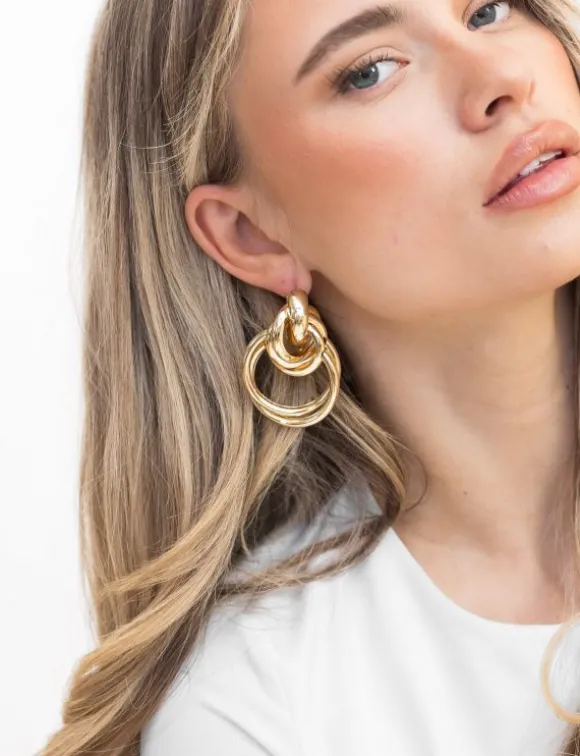 Lindsay oorbellen goud