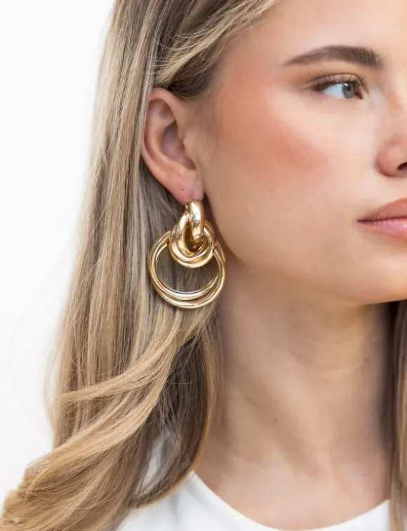 Lindsay oorbellen goud