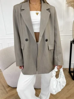 Lisa blazer taupe