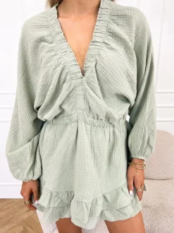 Lize playsuit groen