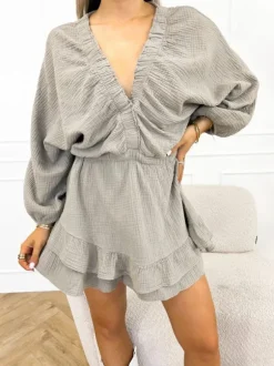 Lize playsuit taupe