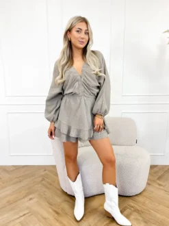 Lize playsuit taupe