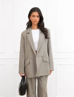 Lizz blazer taupe