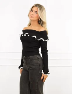Lizzie top zwart