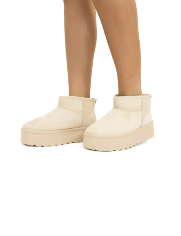 Lizzy boots licht beige