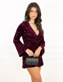 Loena playsuit bordeaux