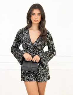 Loena playsuit zwart