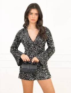Loena playsuit zwart