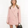 Loes blazer licht roze