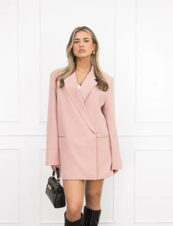 Loes blazer licht roze