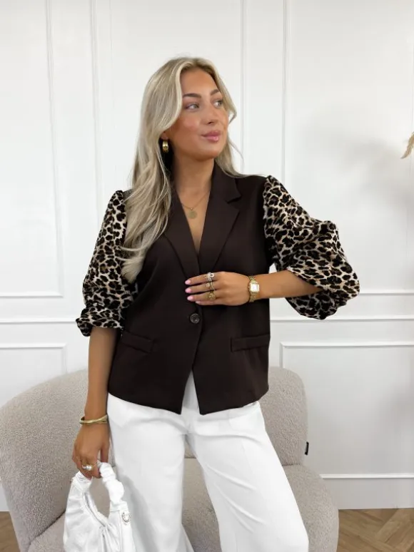 Lola blazer bruin