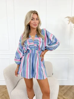 Lolita playsuit roze