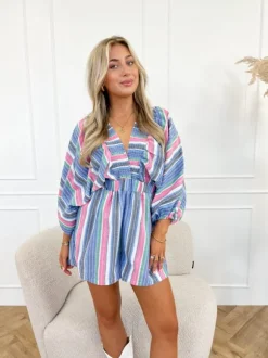 Lolita playsuit roze