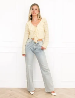 Lonne top butter yellow