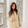Loren blazer goud